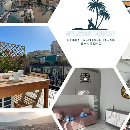 Wh - Attico Monolocale Con Parcheggio Gratuito E Grande Terrazza - A 5 Minuti Dal Centro - Wifi 산레모